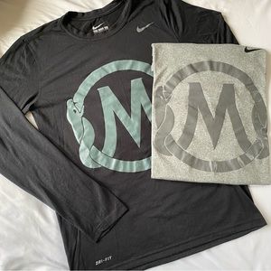 Nike Kobe Bryant Mamba Academy Reflective Logo Long and Short Sleeve Shirts Set